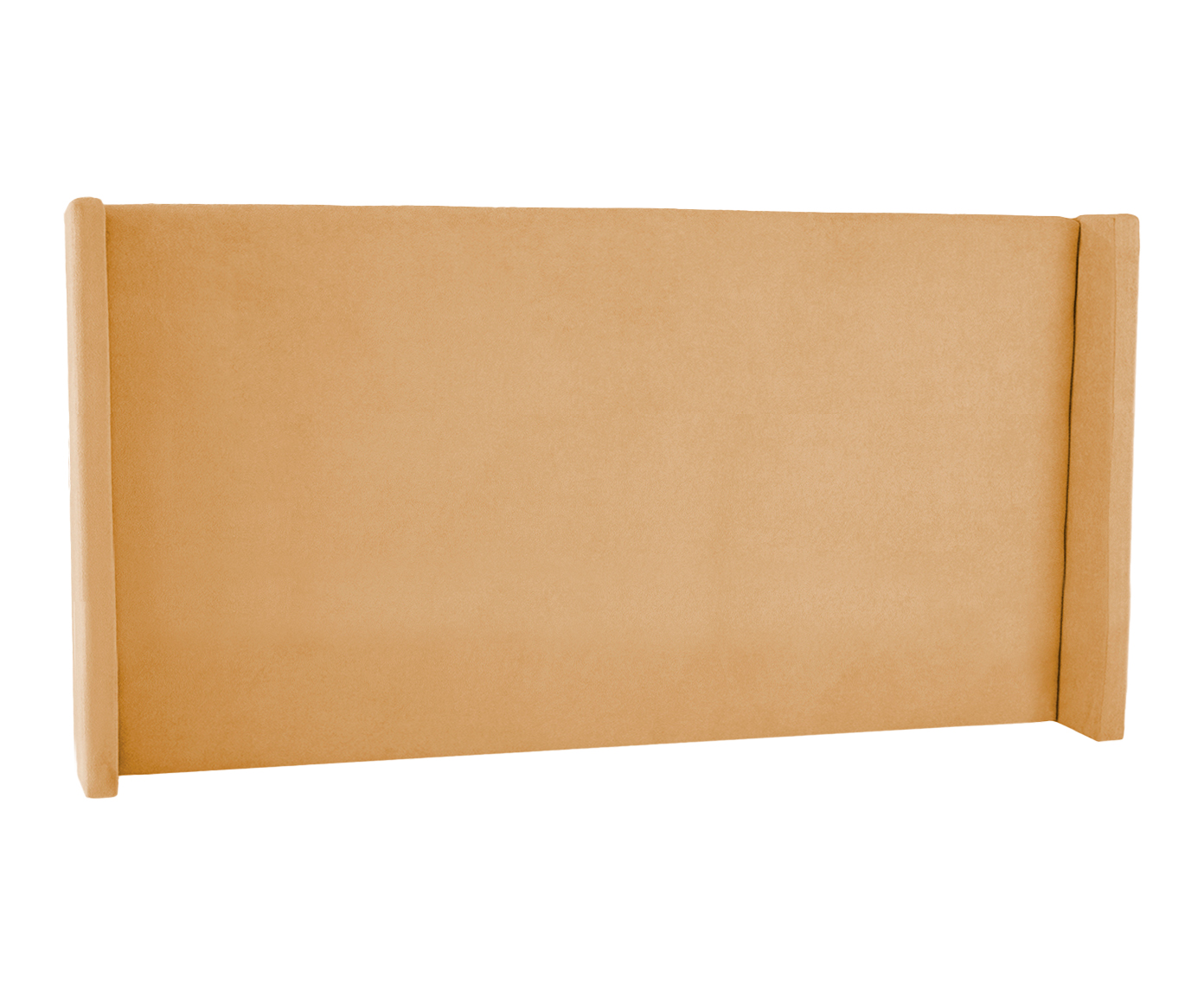 Cabeceira em Boucle Aveludado Classic Amarelo Ocre image number 3