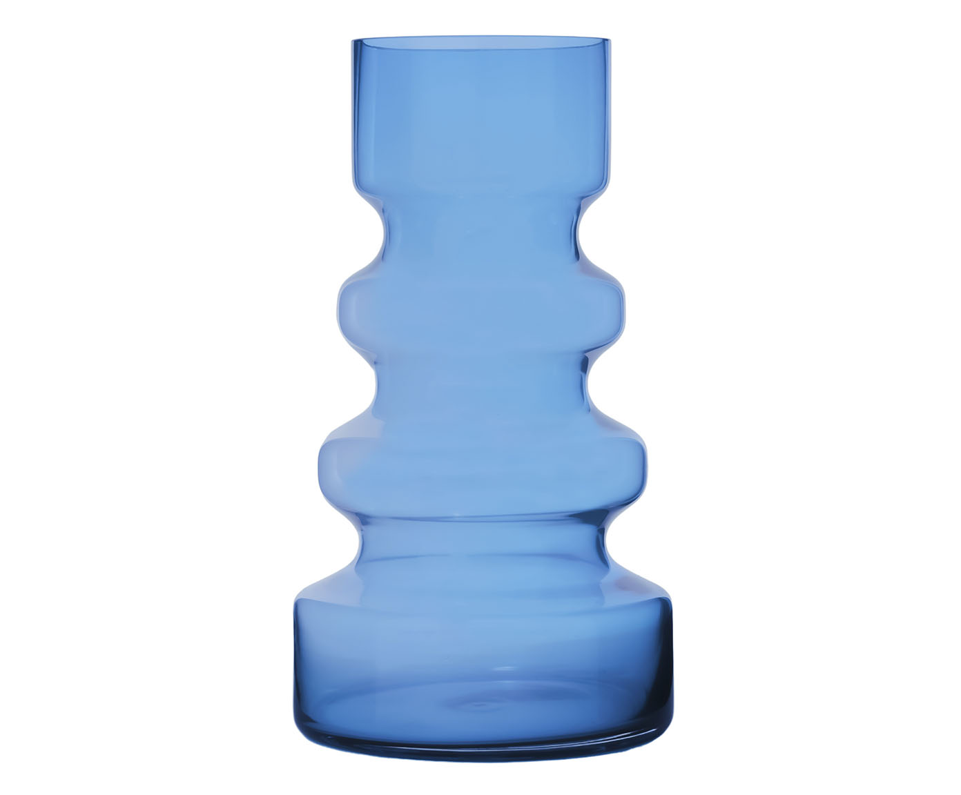 Vaso em Vidro Nanda - Azul image number 0