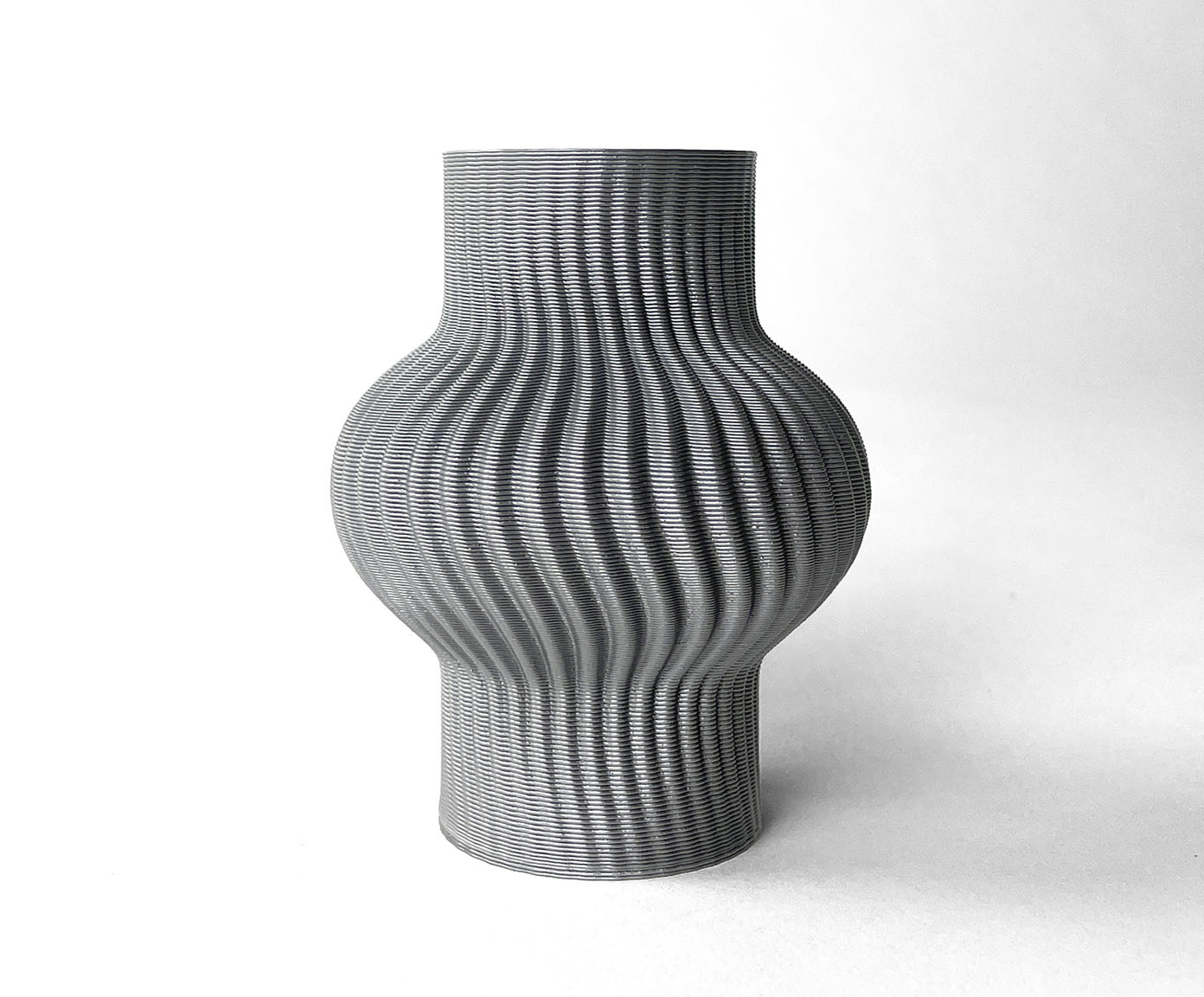 Mini Vaso Onda 1 Cinza image number 2
