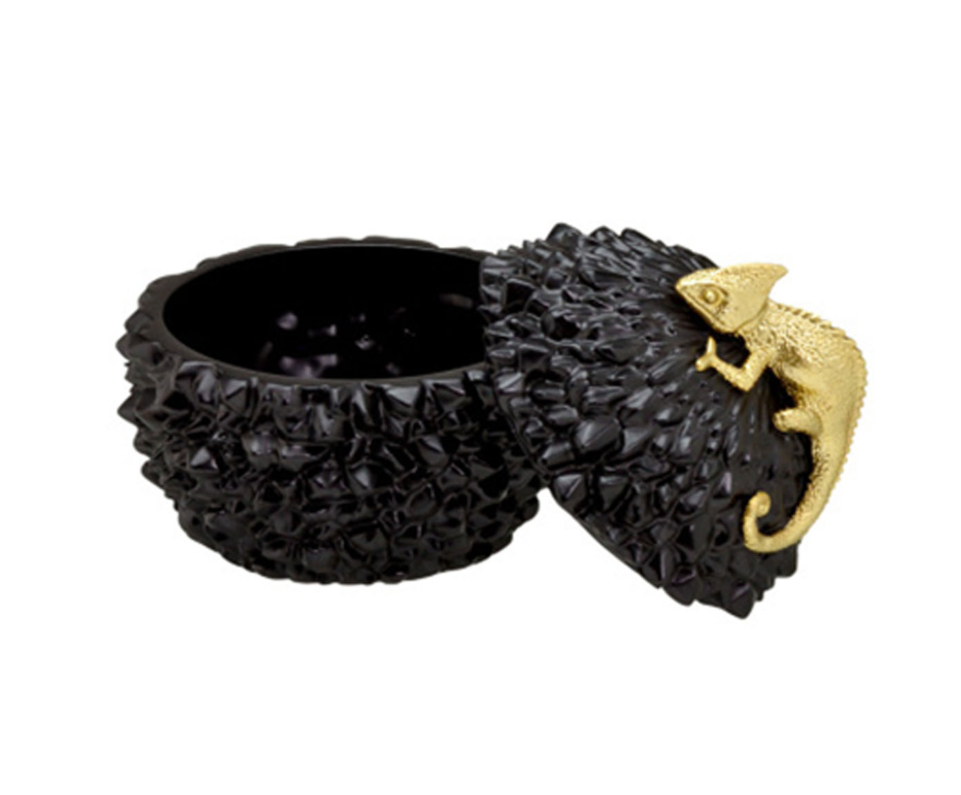 Caixa Decorativa Dourado e Preto - image 0
