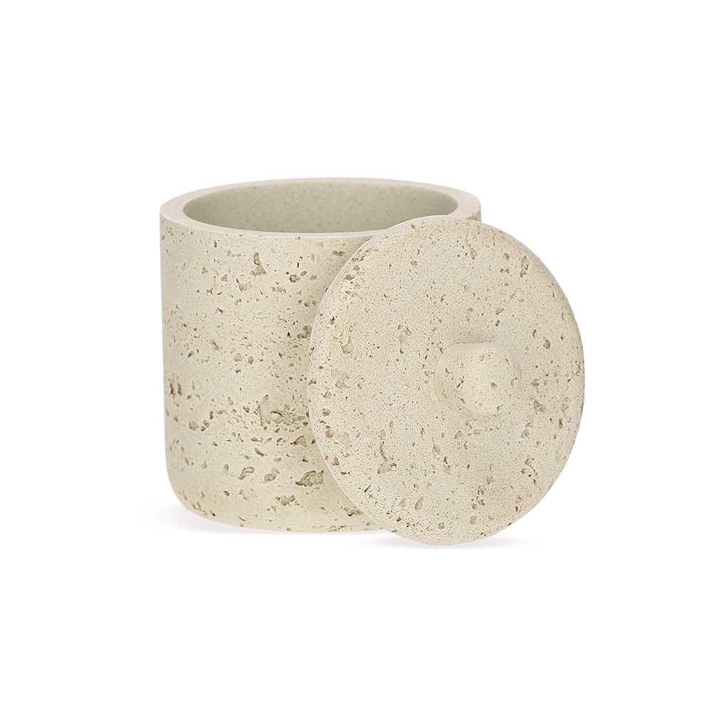 Pote Decorativo Elemori Off White image number 1