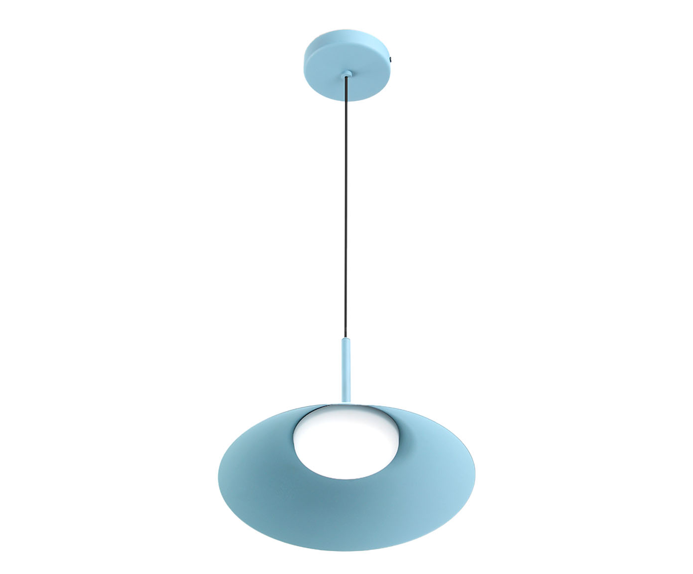 Pendente Topo em Led Azul Mar Bivolt image number 0