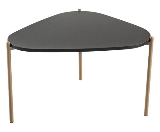 Mesa de Centro Org&acirc;nica Nero e Dourado image number 2
