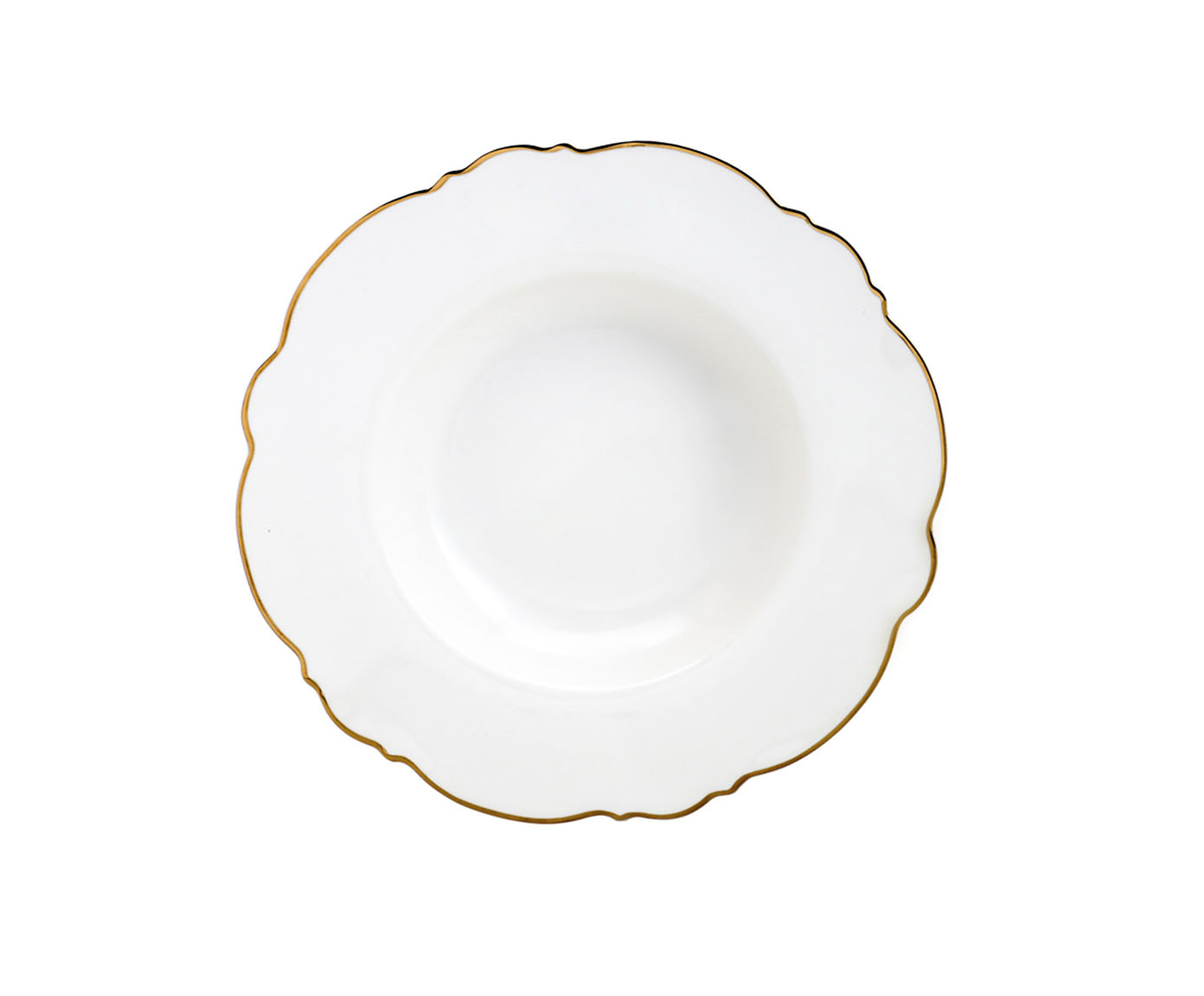 Aparelho de Jantar em Porcelana com Fio Dourado Maldivas image number 4