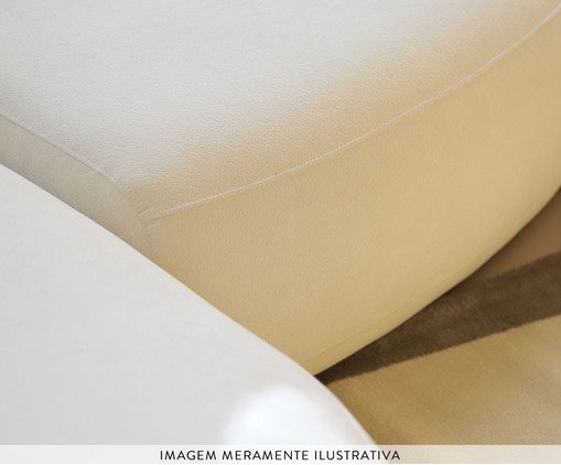 Sof&aacute; Laguna by Elle - Chaise Boucl&ecirc; Off-White VIII image number 2