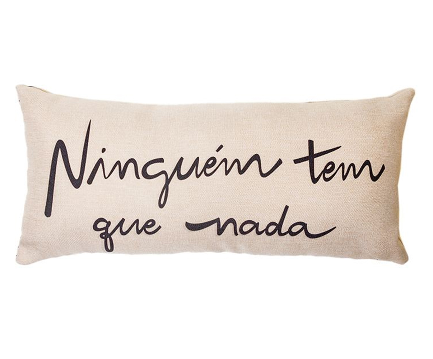 Almofada Baguete Ningu&eacute;m Tem Que Nada image number 0