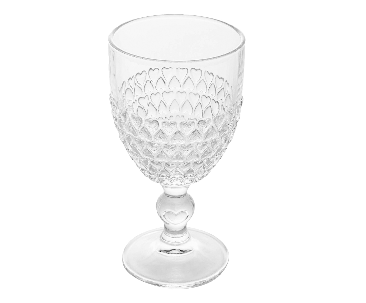 Ta&ccedil;a para &Aacute;gua em Cristal Cora&ccedil;&atilde;o image number 3