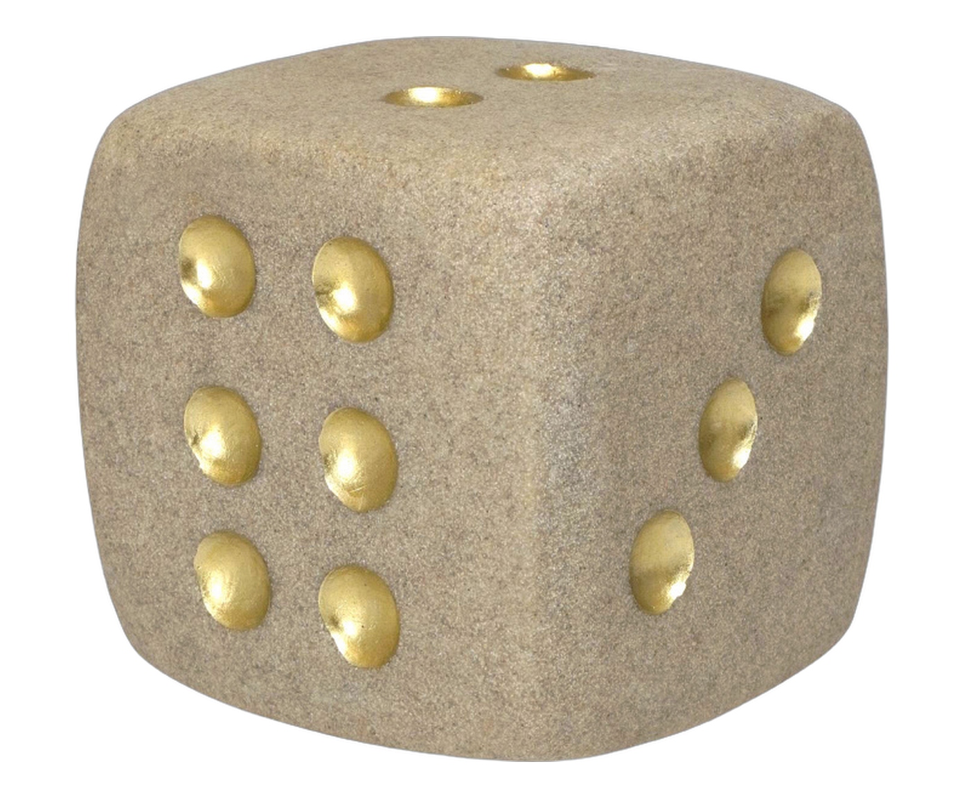 Dado Decorativo Areia Areia e Dourado image number 0