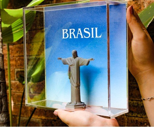 Quadro Acr&iacute;lico Cristo Redentor - image 1