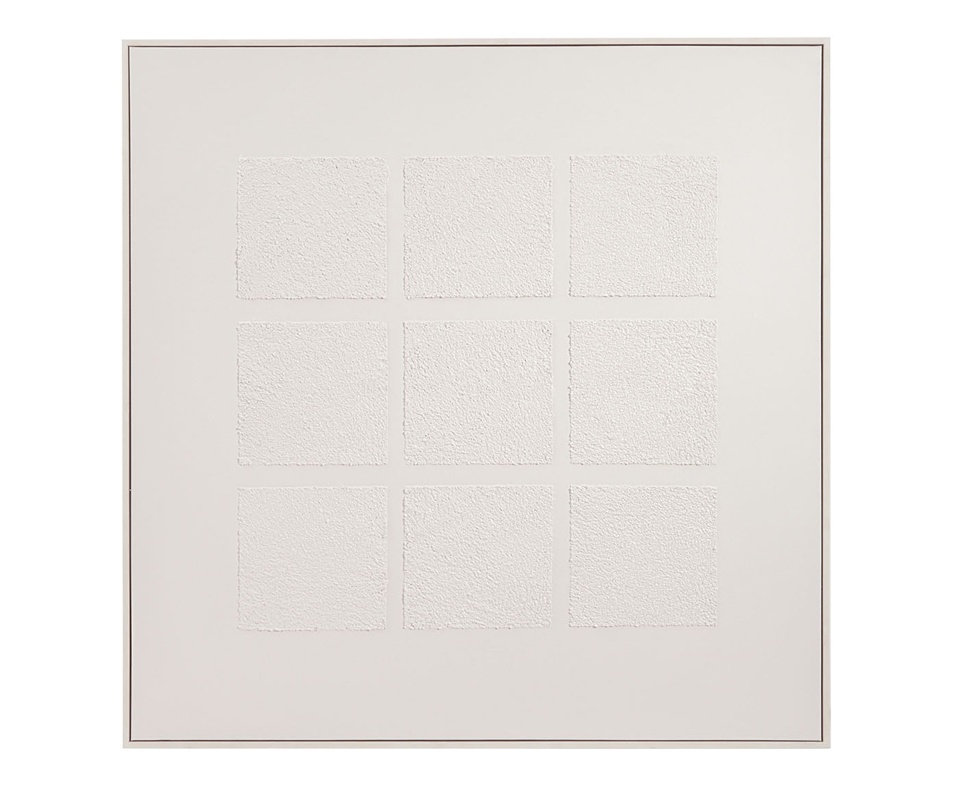 Quadro em Canvas Quadrado Texturizado Off White image number 0
