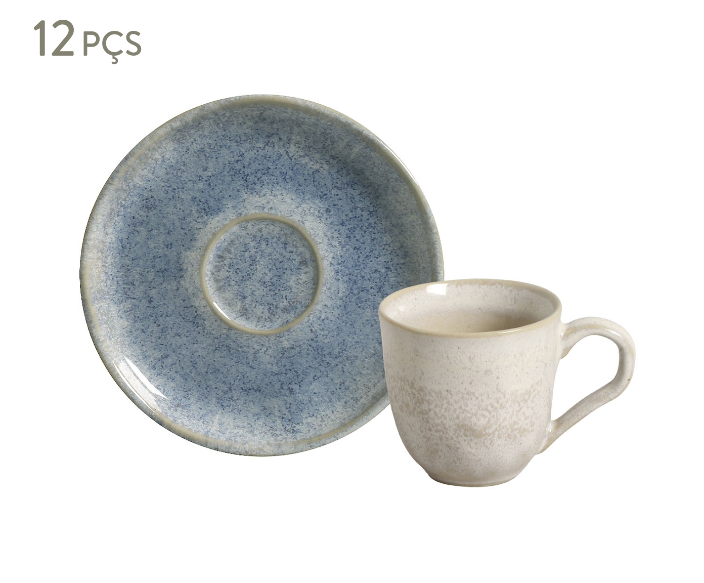 Jogo de X&iacute;caras para Caf&eacute; Bio Wave Azul - image 0