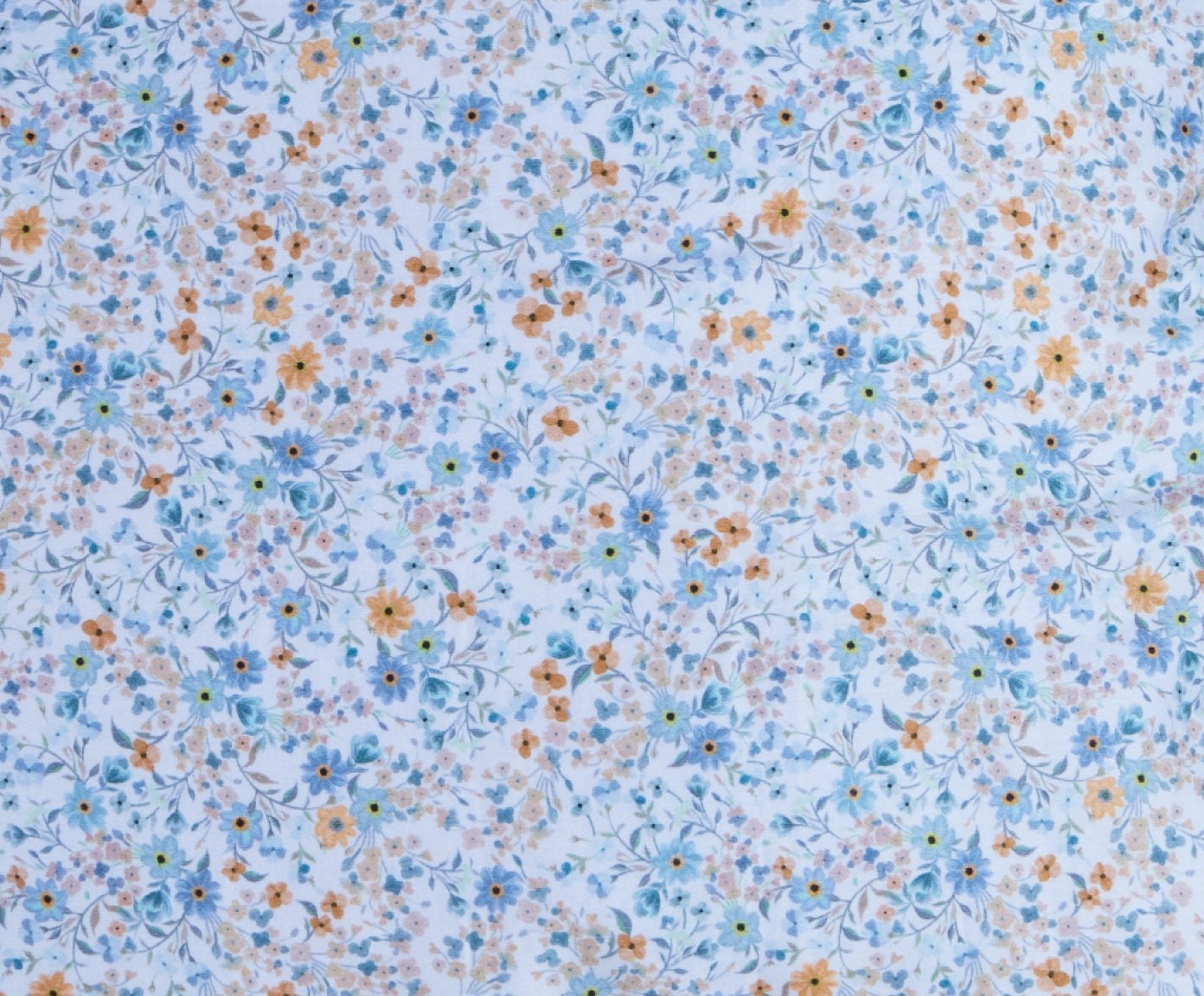 Jogo de Fronhas Zissou Duo Flora Rosa e Azul image number 3