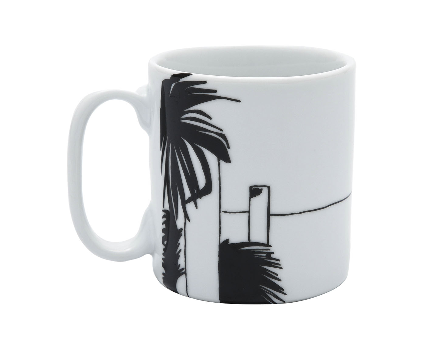 Caneca em Porcelana Modernismo Tropical image number 3