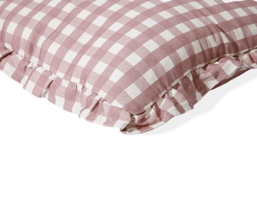 Capa de Almofada Retangular Estampada com Babados Vichy Elena image number 4