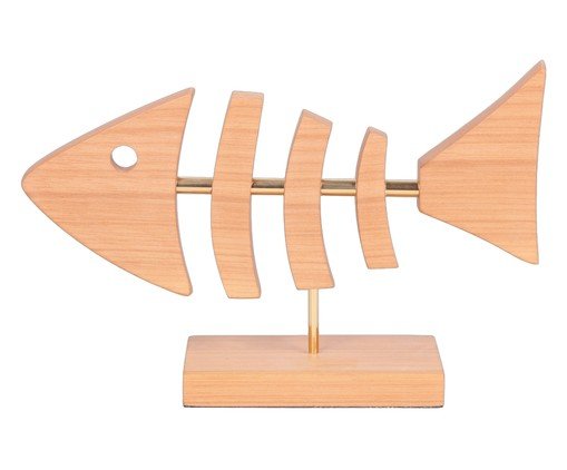 Escultura Fish Tawari Bege - image 0