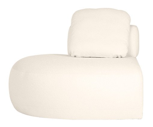 Sof&aacute; M&oacute;dulo Lateral Esquerdo Laguna by Elle - Boucle Off White image number 0
