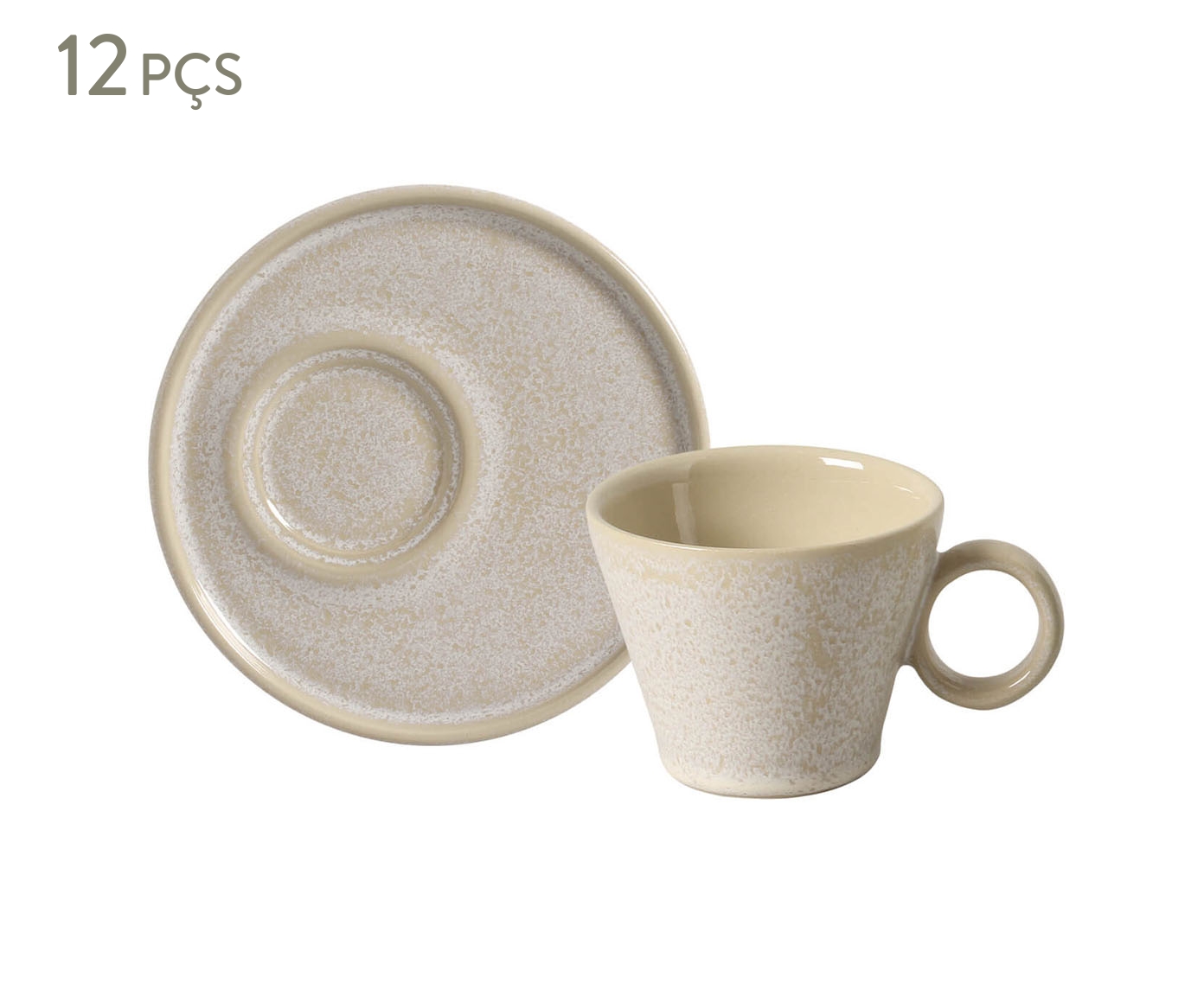 Jogo de X&iacute;caras para Ch&aacute; Neo Latte Cru - image 0