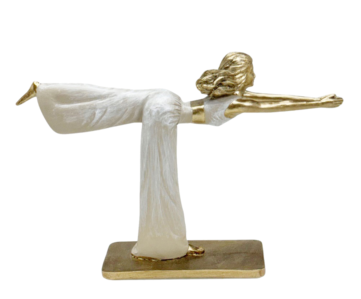 Escultura Decorativa Mulher Yoga Tr&eacute;sor Ii - image 0
