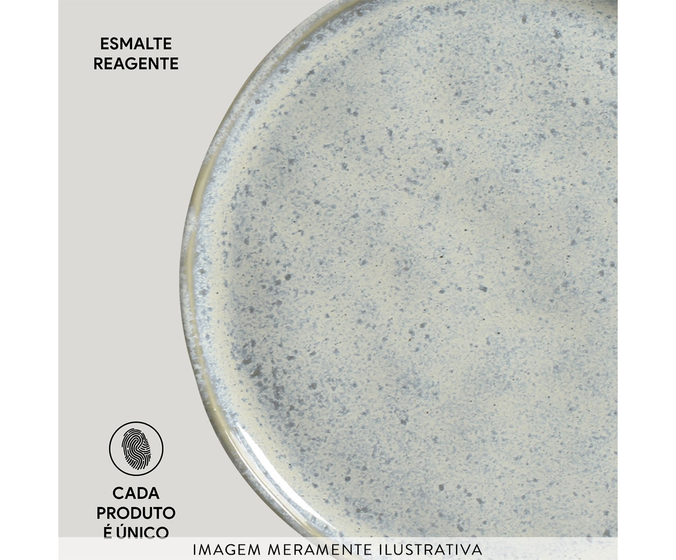 Jogo de Pratos para P&atilde;o Bio Green Granite image number 4