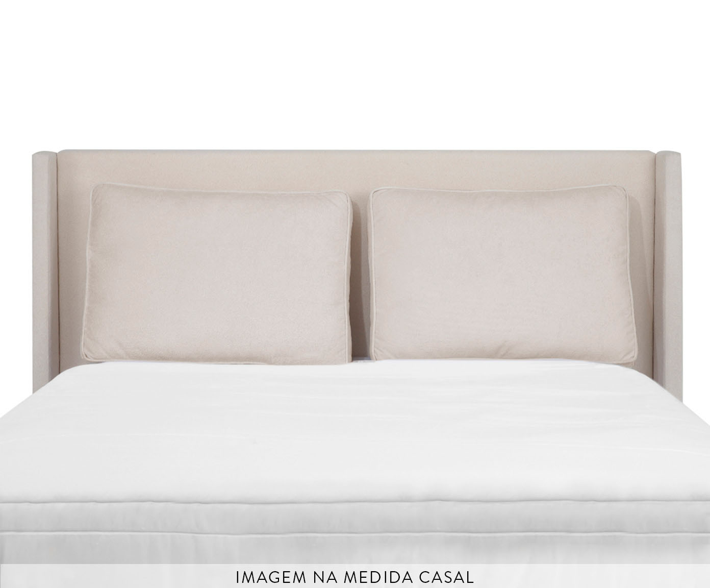 Cabeceira Com Almofad&atilde;o Em Boucle Classic OffWhite - image 0