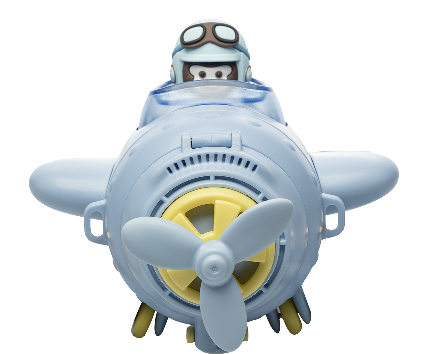 Garrafa Squeeze Infantil Avi&atilde;o Azul image number 1