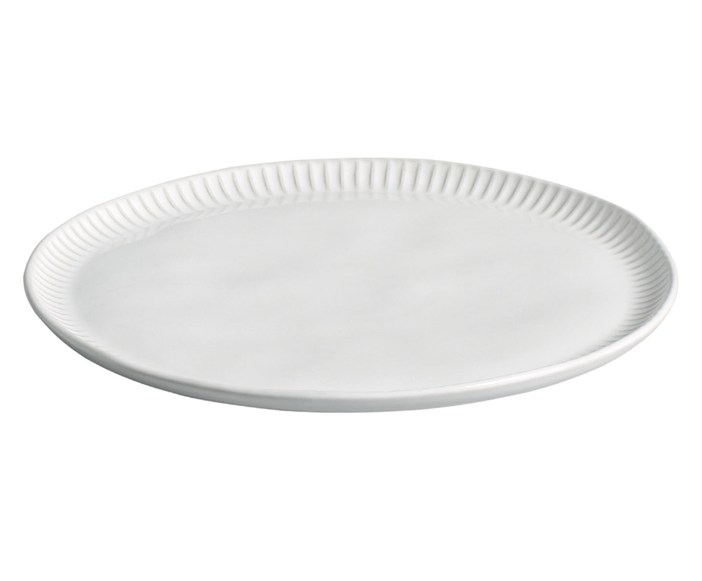 Jogo de Pratos Raso Linhas New White - image 1