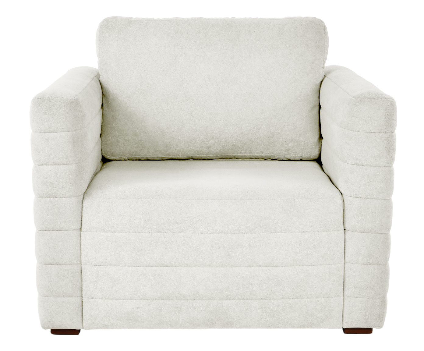 Poltrona Gom em Boucle aveludado image number 2