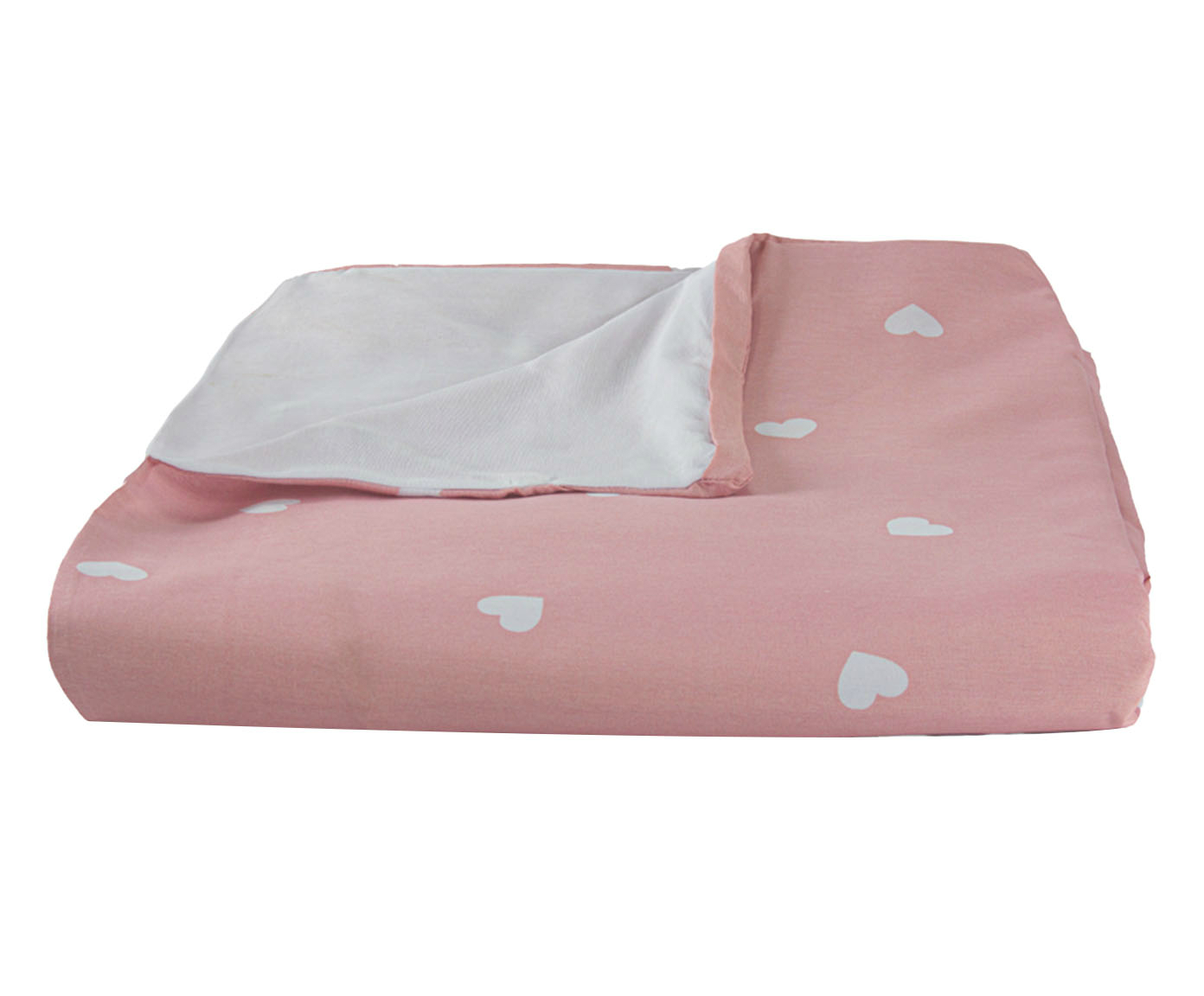 Capa de Edredom Duvet Essencialle Cora&ccedil;&otilde;es Branco image number 2