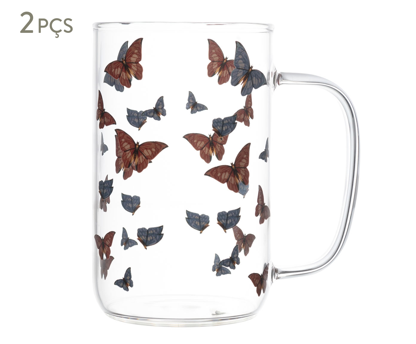 Jogo de Canecas Butterfly image number 0