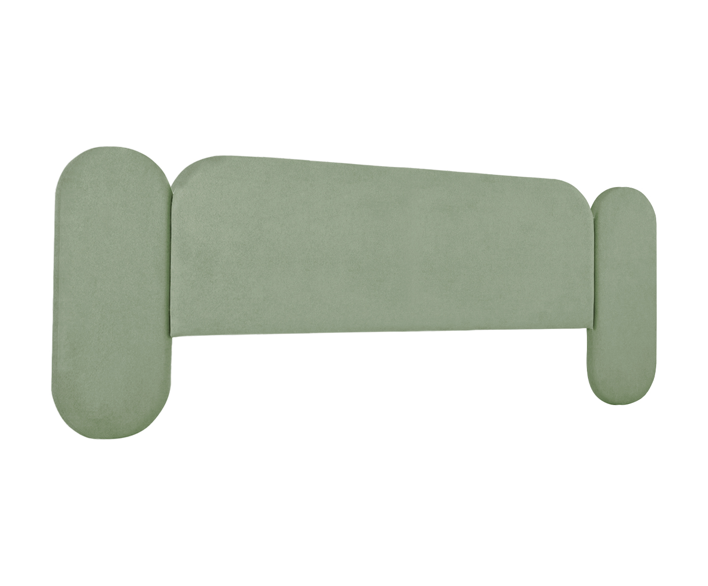 Cabeceira em Boucle Aveludado Arco Embrace Verde image number 3