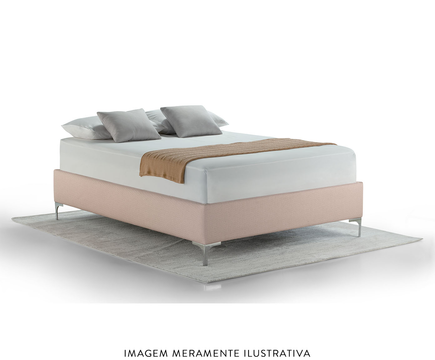 Cama Trento Boucl&ecirc; Rose image number 2