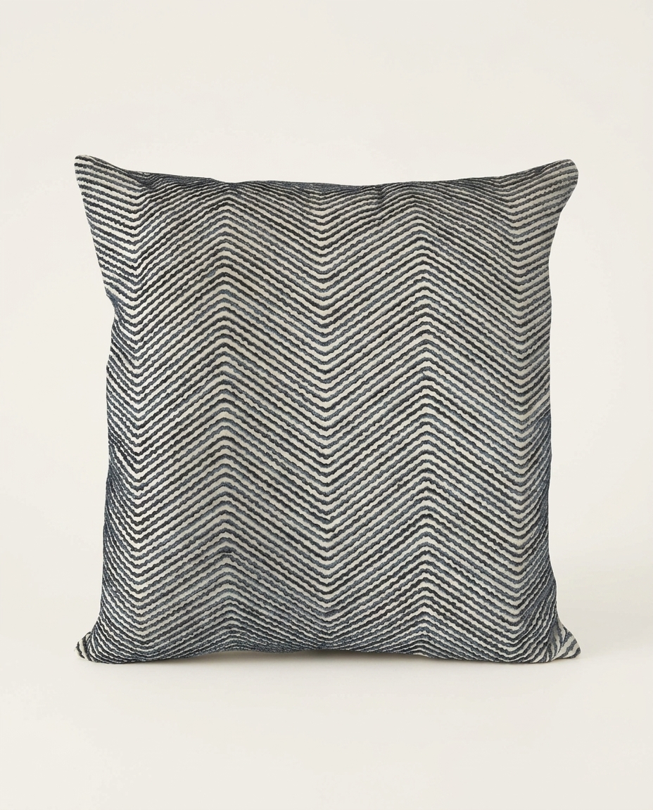Almofada Aveludada Off Boucle Mesclado Missoni Azul image number 2