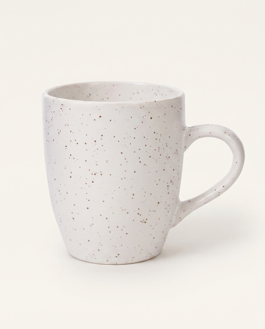 Caneca Artisan em Cer&acirc;mica Branca - image 0