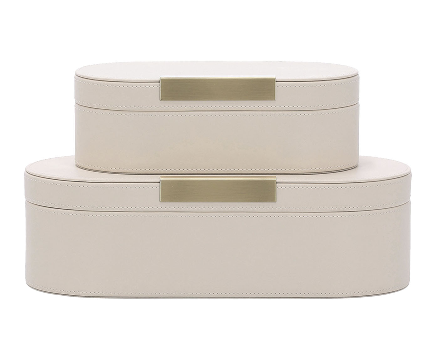 Jogo de Caixas Birigui Off White - image 0