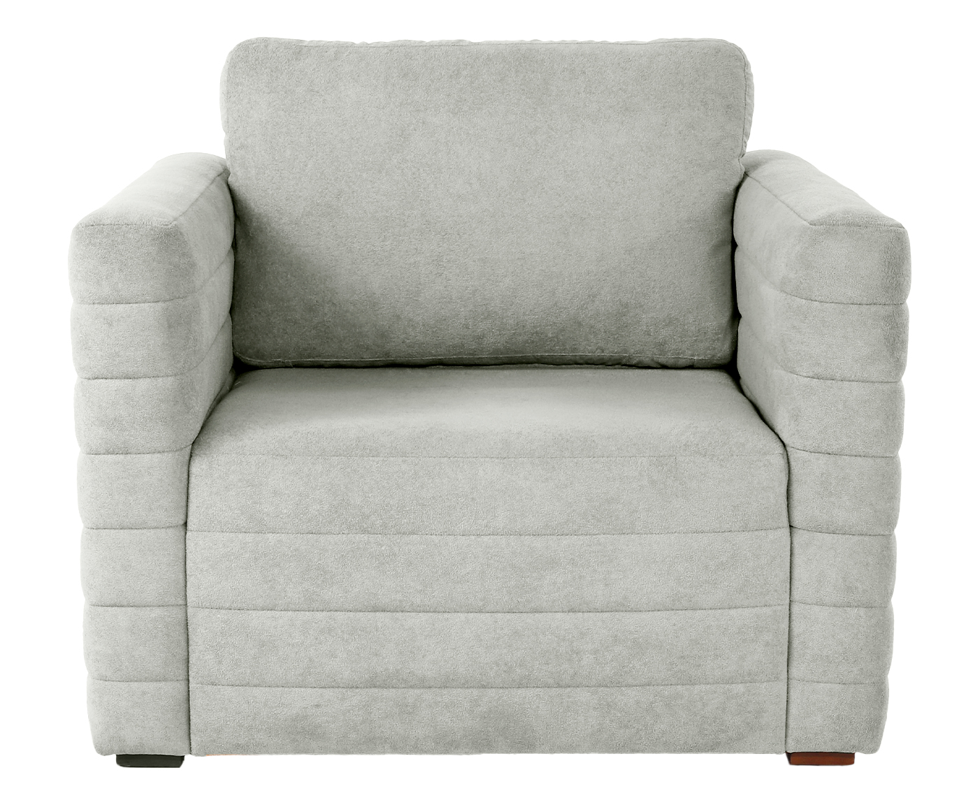 Poltrona Gom em Boucle aveludado image number 2