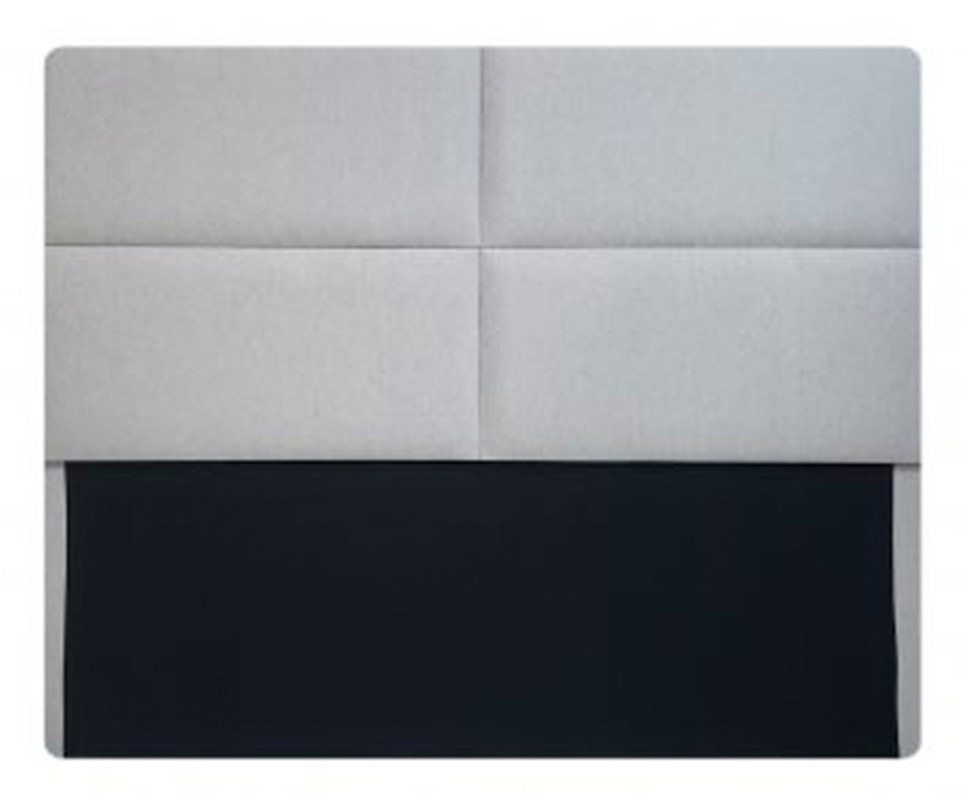 Cabeceira Painel em Linho Toronto - Cinza image number 1