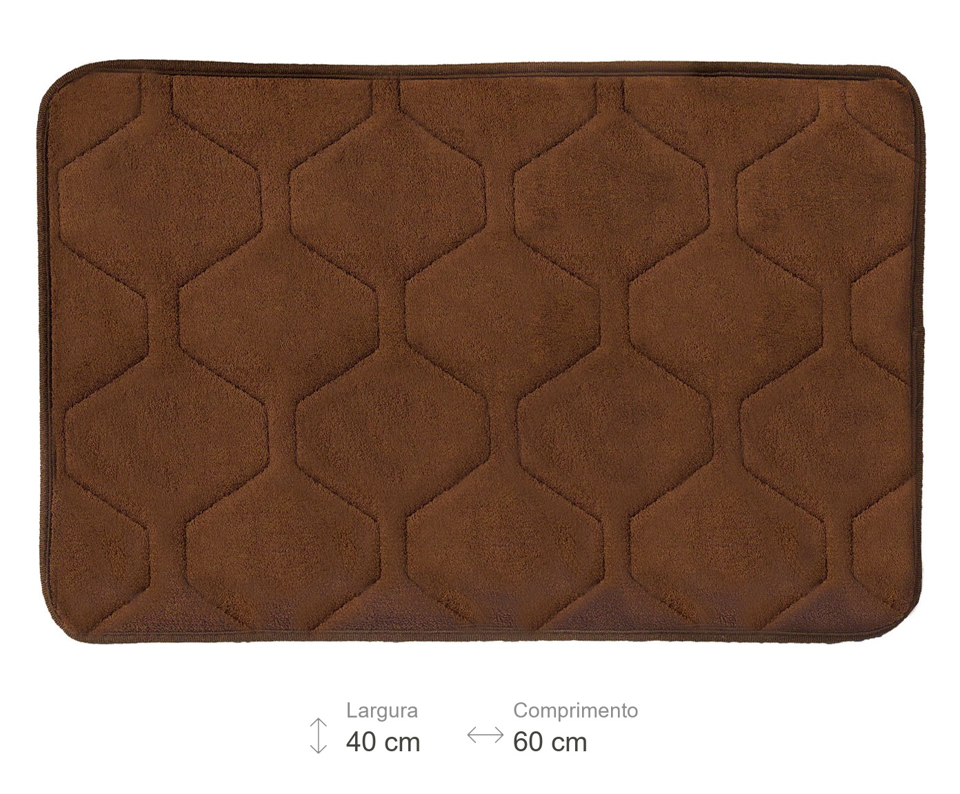 Tapete Touch Cool Marrom - 40X60cm image number 2