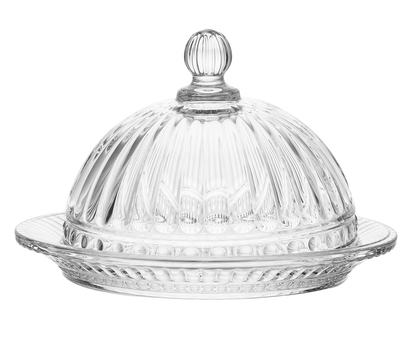 Prato para Doce em Cristal com Tampa Empire - image 0