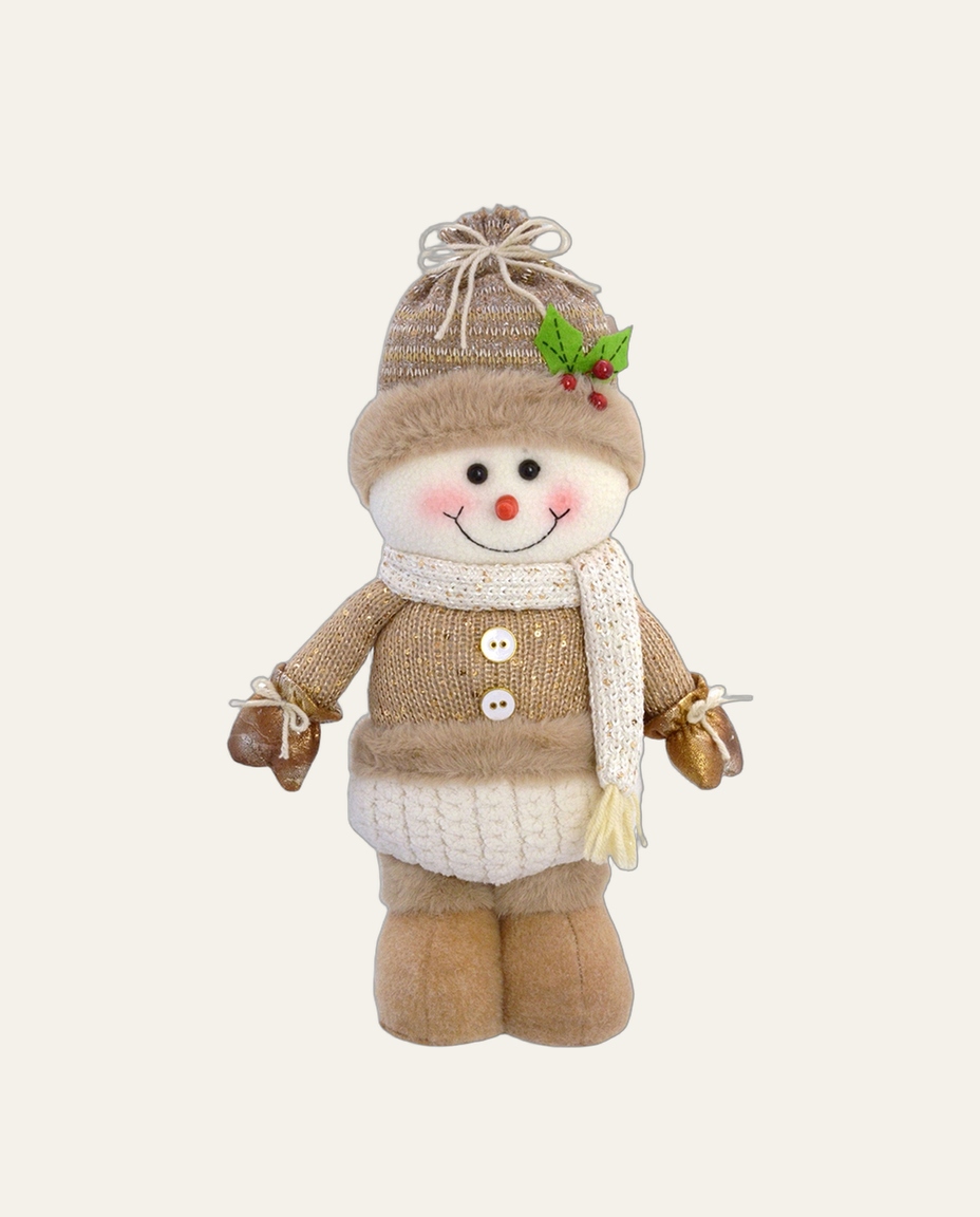 Boneco de Neve Luvas Douradas - image 0