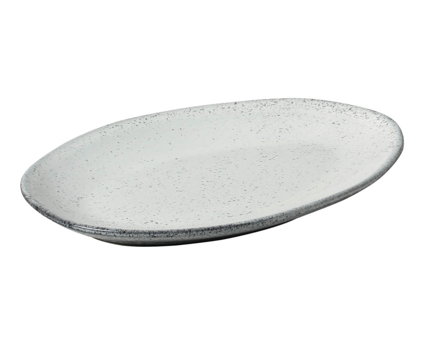 Jogo de Pratos para Sobremesa Oval Org&acirc;nico Echo Branco - image 1
