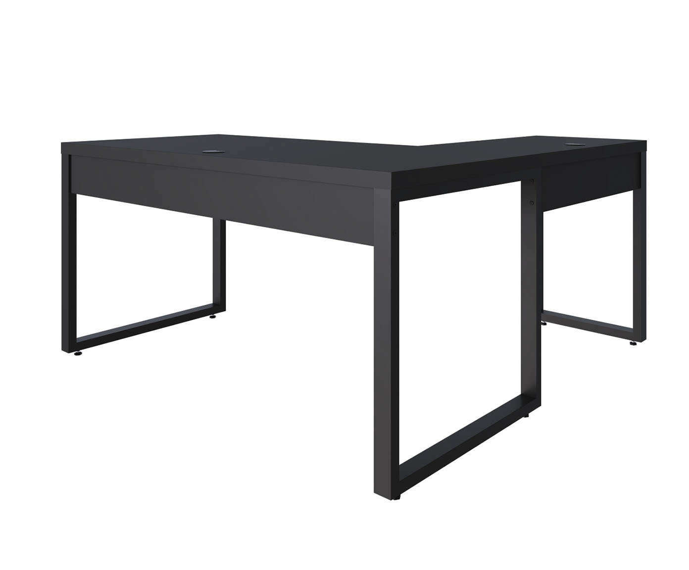Mesa em L Yon Diretor Preto image number 1
