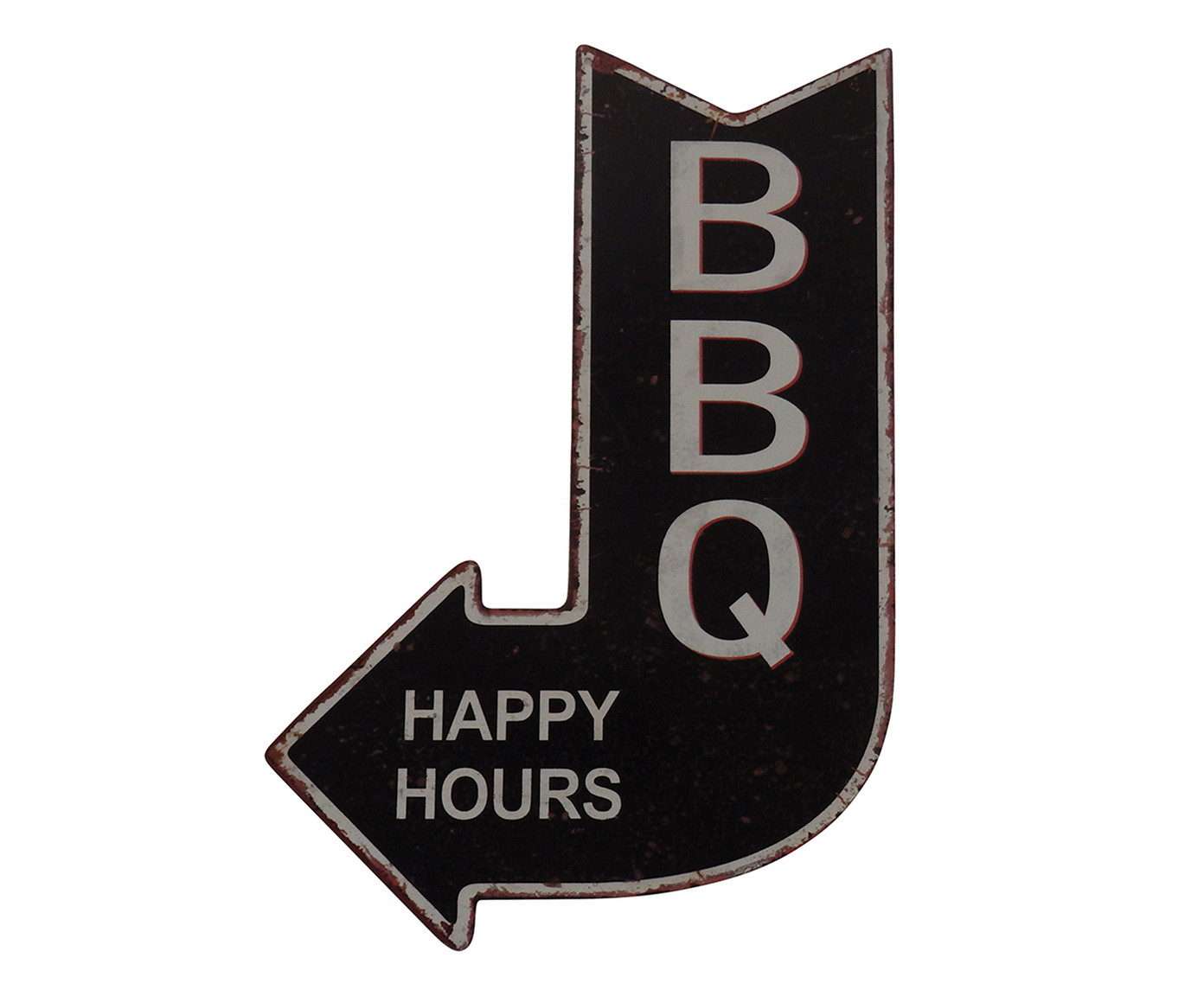 Placa para Parede Barbecue Happy Hours image number 0
