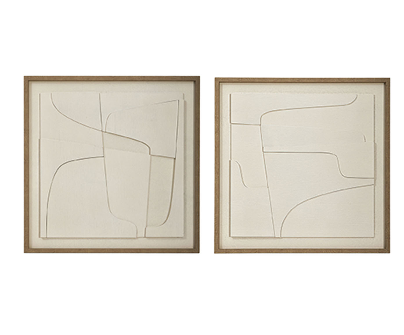 Jogo Quadros Qalapari Off White image number 0