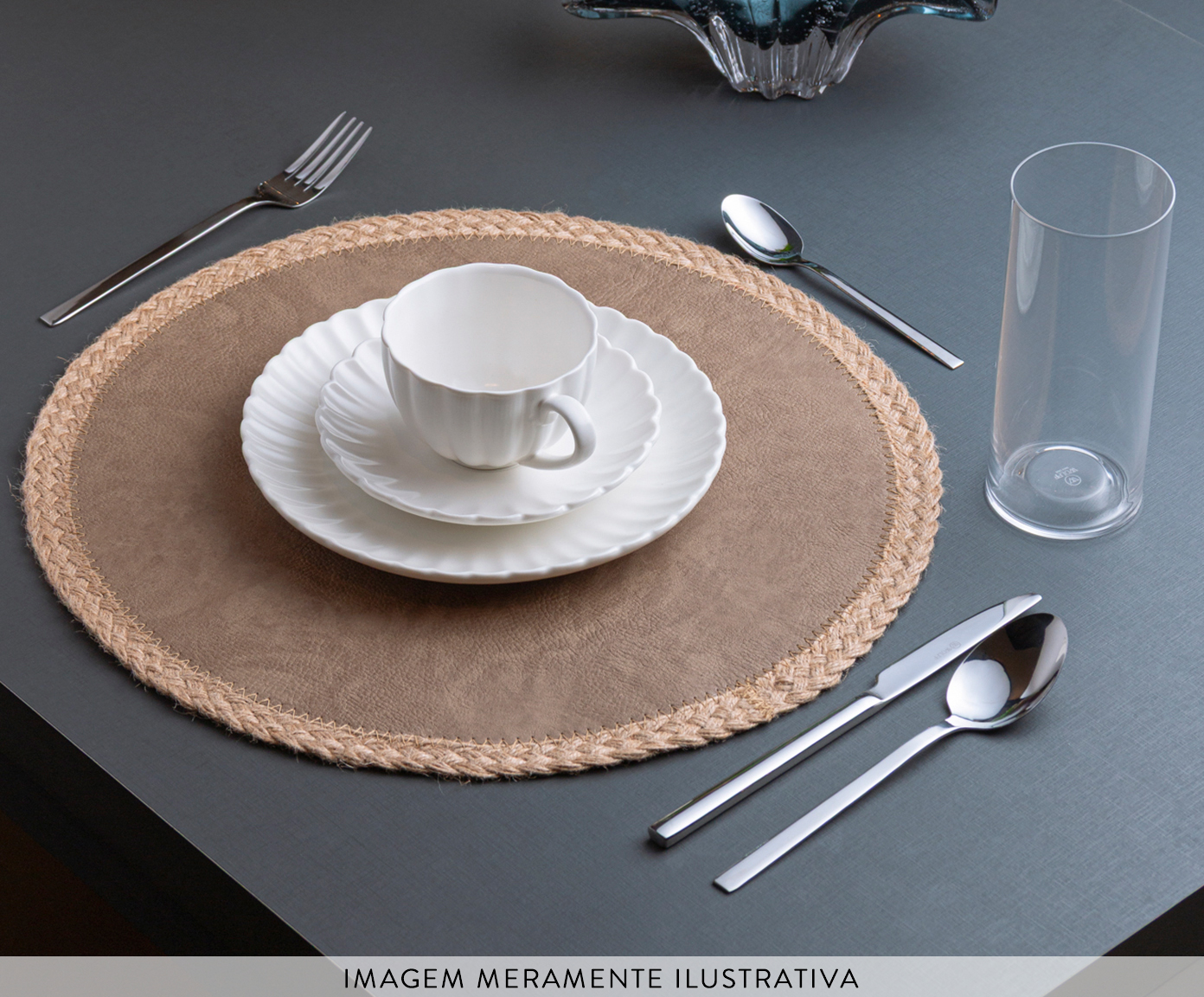 Lugar Americano com Borda Wolff Marrom image number 2