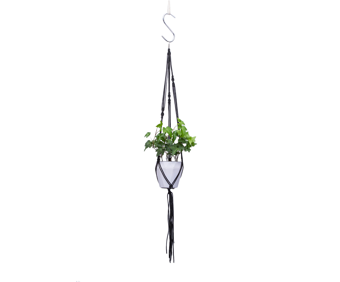 Hanger em Macram&ecirc; First Preto - image 0
