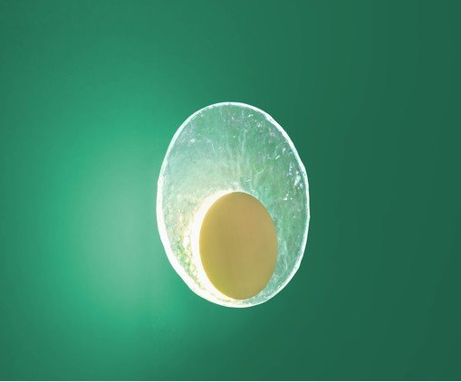 Arandela Borgo Transparente e Dourado image number 5