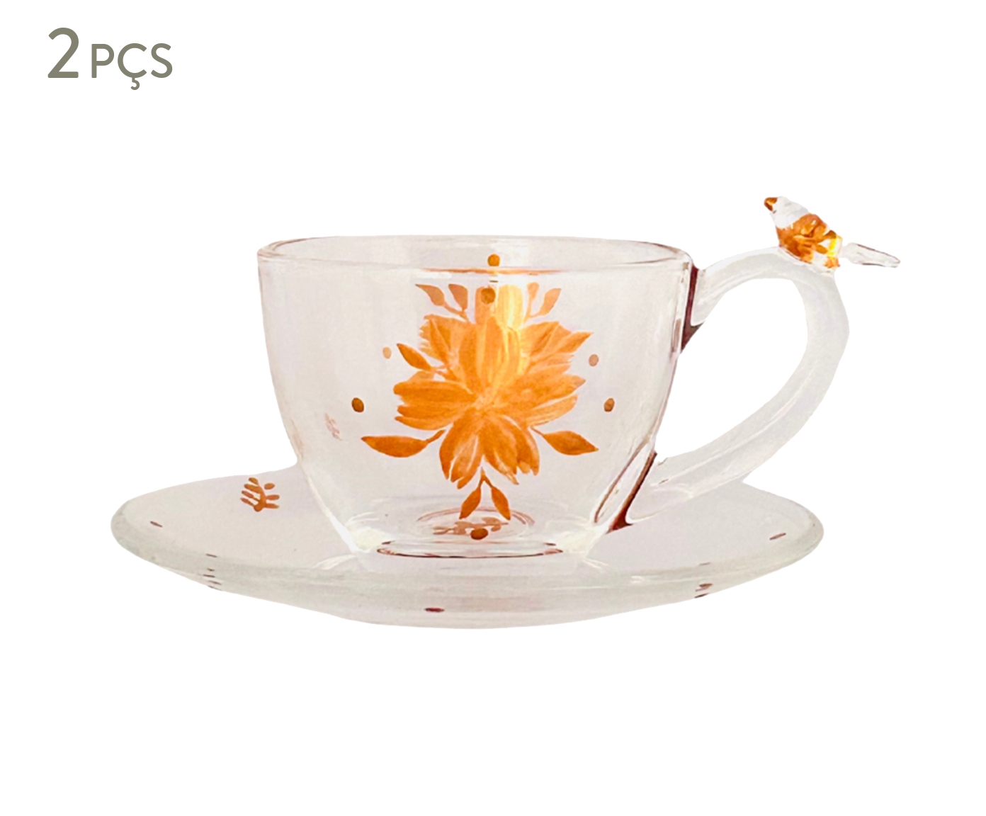 Jogo de X&iacute;cara de Caf&eacute; Golden Essence - image 0