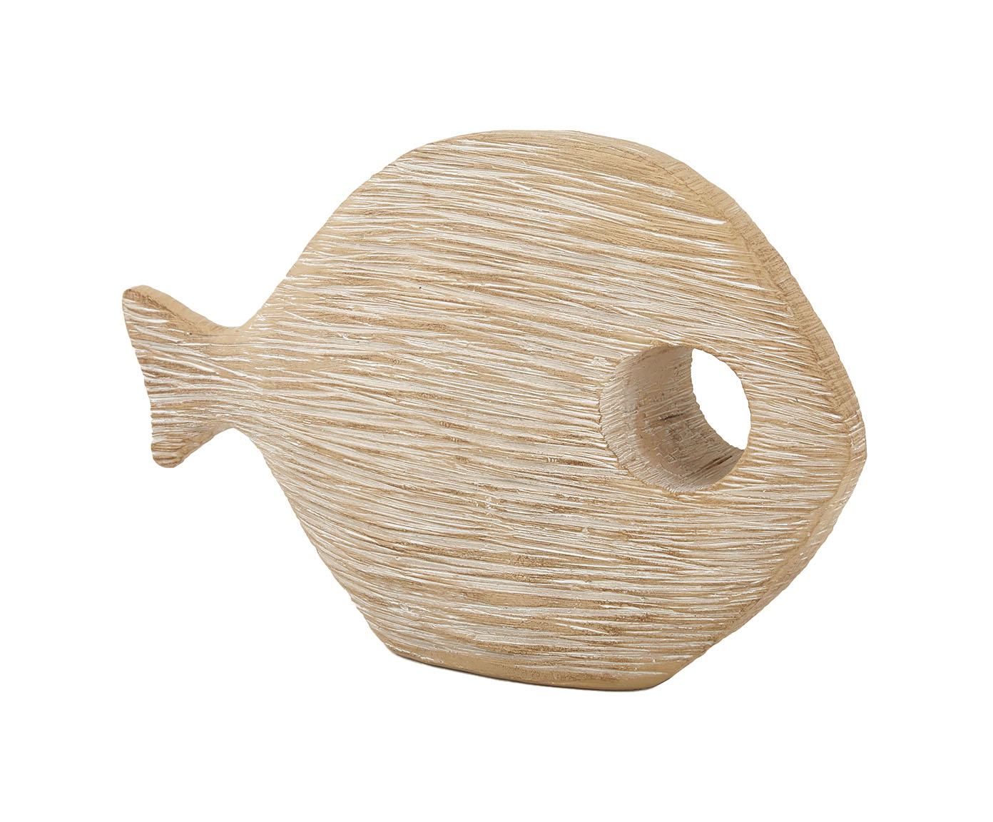 Adorno Decorativo Peixe II Off White image number 0