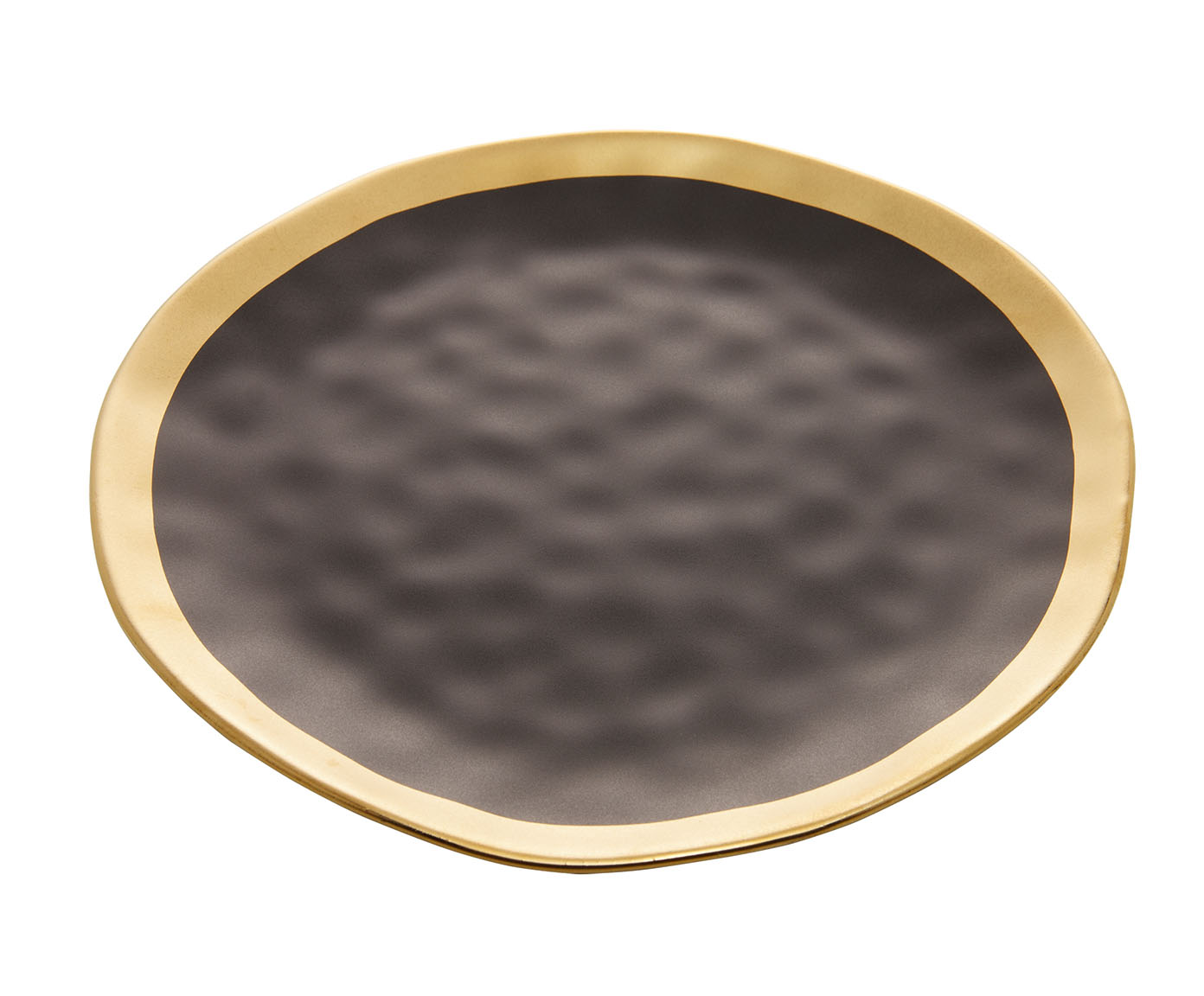 Prato para Sobremesa Dubai Preto e Dourado image number 6