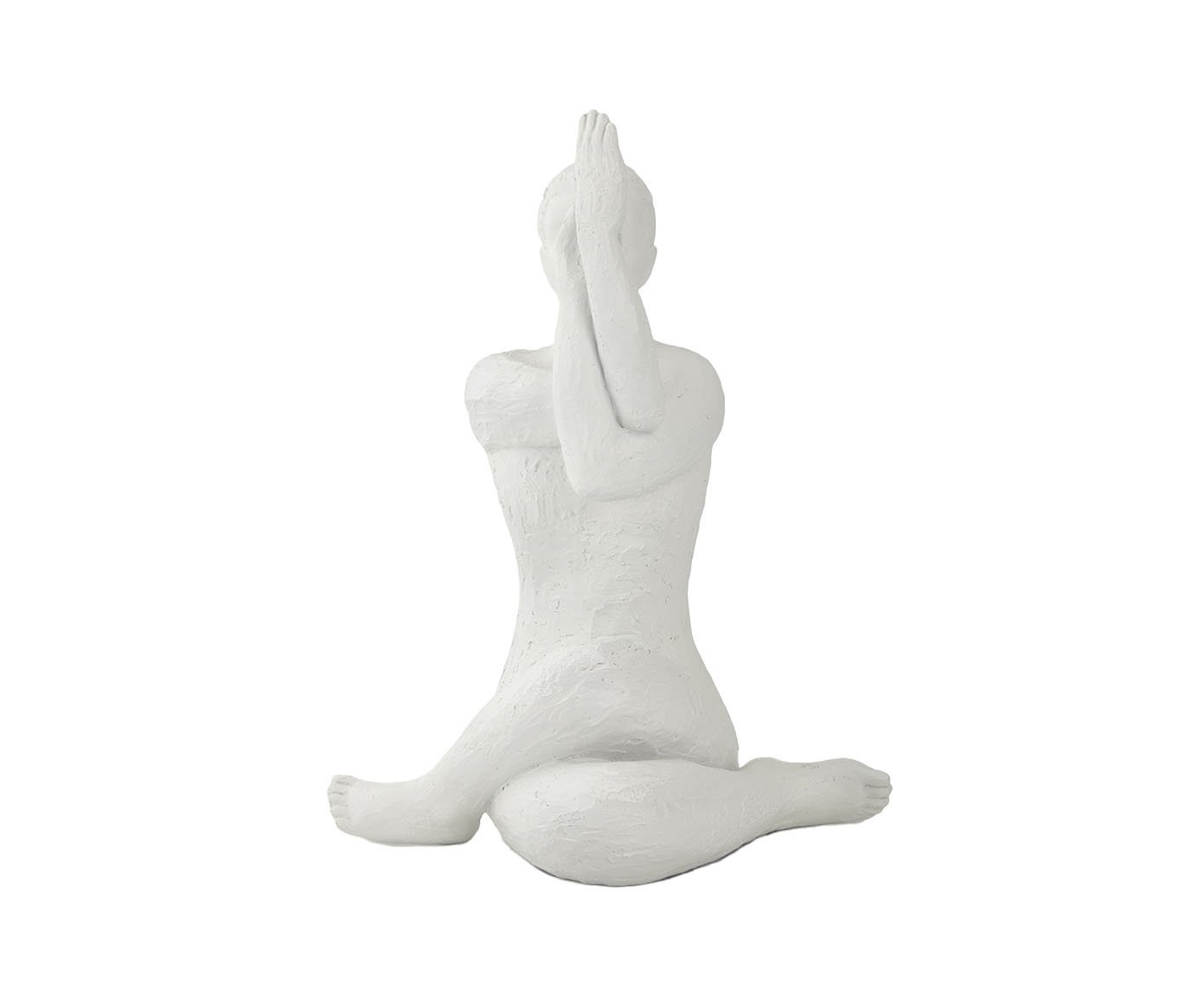 Adorno Decorativo Yoga Cow Face Off White image number 0